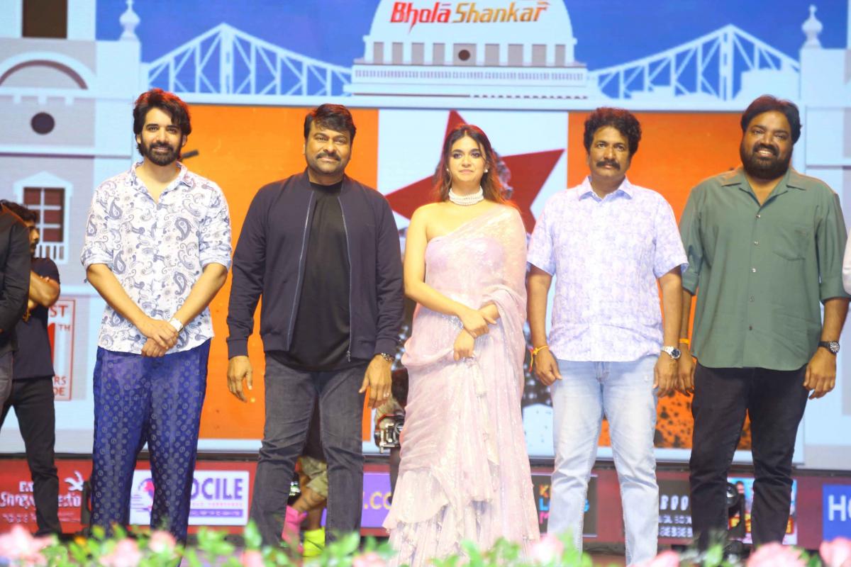 Bhola Shankar Movie Pre Release Event Photo Gallery - Sakshi49