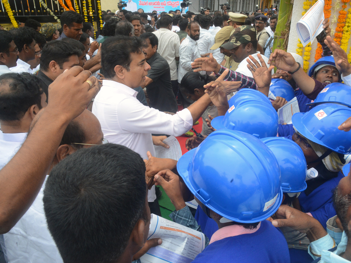 KTR Started IT Towers, NAC Building In Nizamabad Photos - Sakshi3