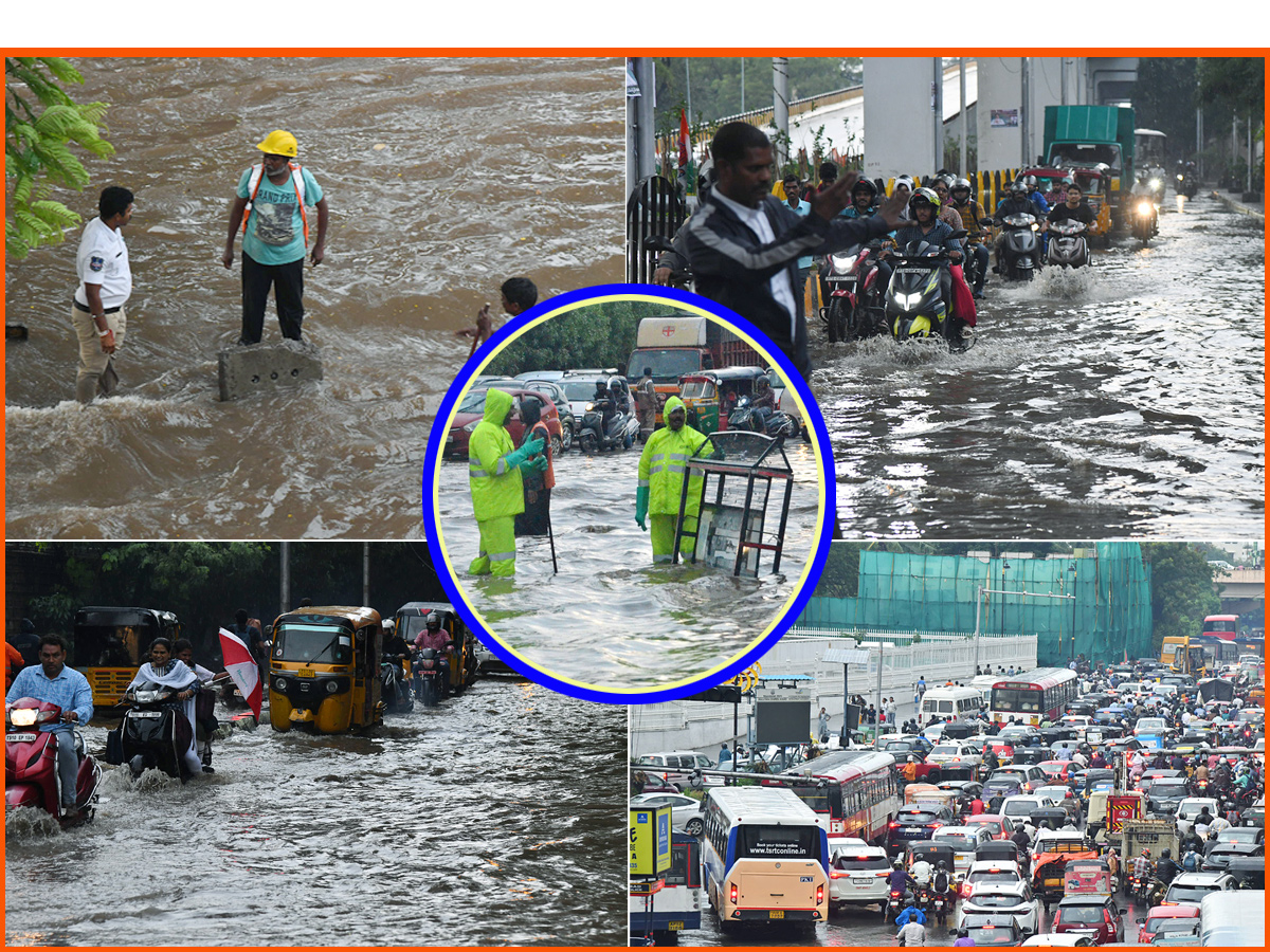 Heavy Rain Hits Several Areas In Hyderabad Photos - Sakshi1