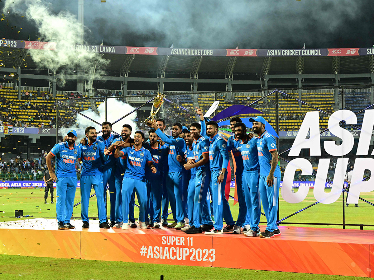 India Celebrate with the trophy after winning the Asia Cup 2023 - Sakshi9