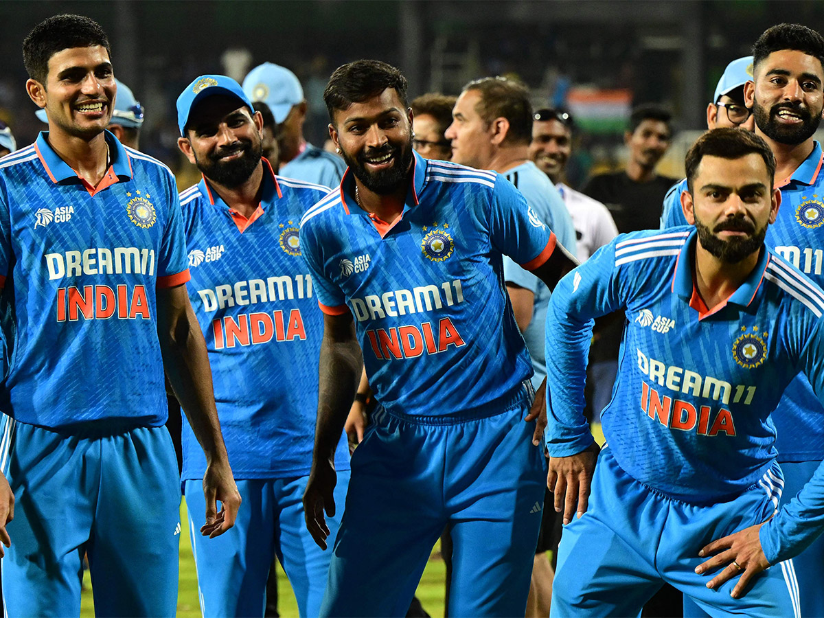 India Celebrate with the trophy after winning the Asia Cup 2023 - Sakshi13