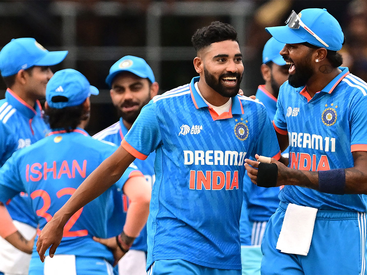 India Celebrate with the trophy after winning the Asia Cup 2023 - Sakshi24