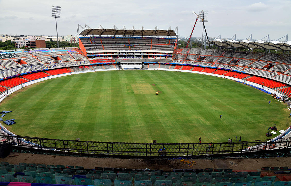 icc world cup 2023 trophy in hyderabad - Sakshi11