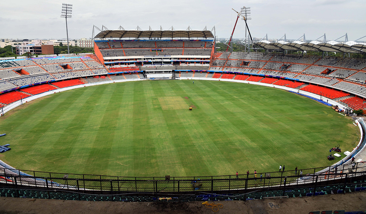 icc world cup 2023 trophy in hyderabad - Sakshi14