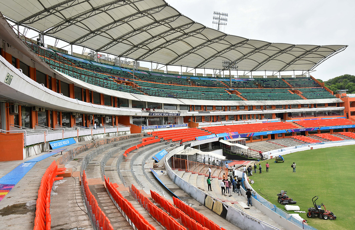 icc world cup 2023 trophy in hyderabad - Sakshi5