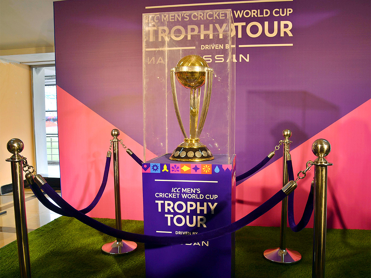 icc world cup 2023 trophy in hyderabad - Sakshi6