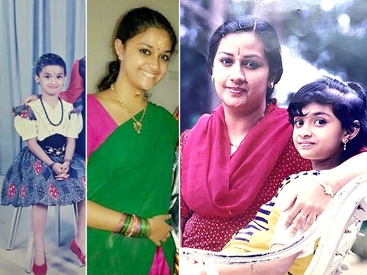 Childhood pictures of Keerthy Suresh Photos - Sakshi2