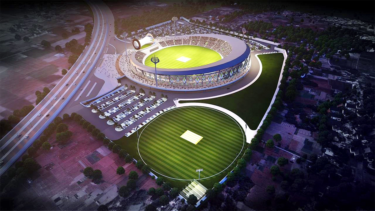 international cricket stadium varanasi Photos - Sakshi4