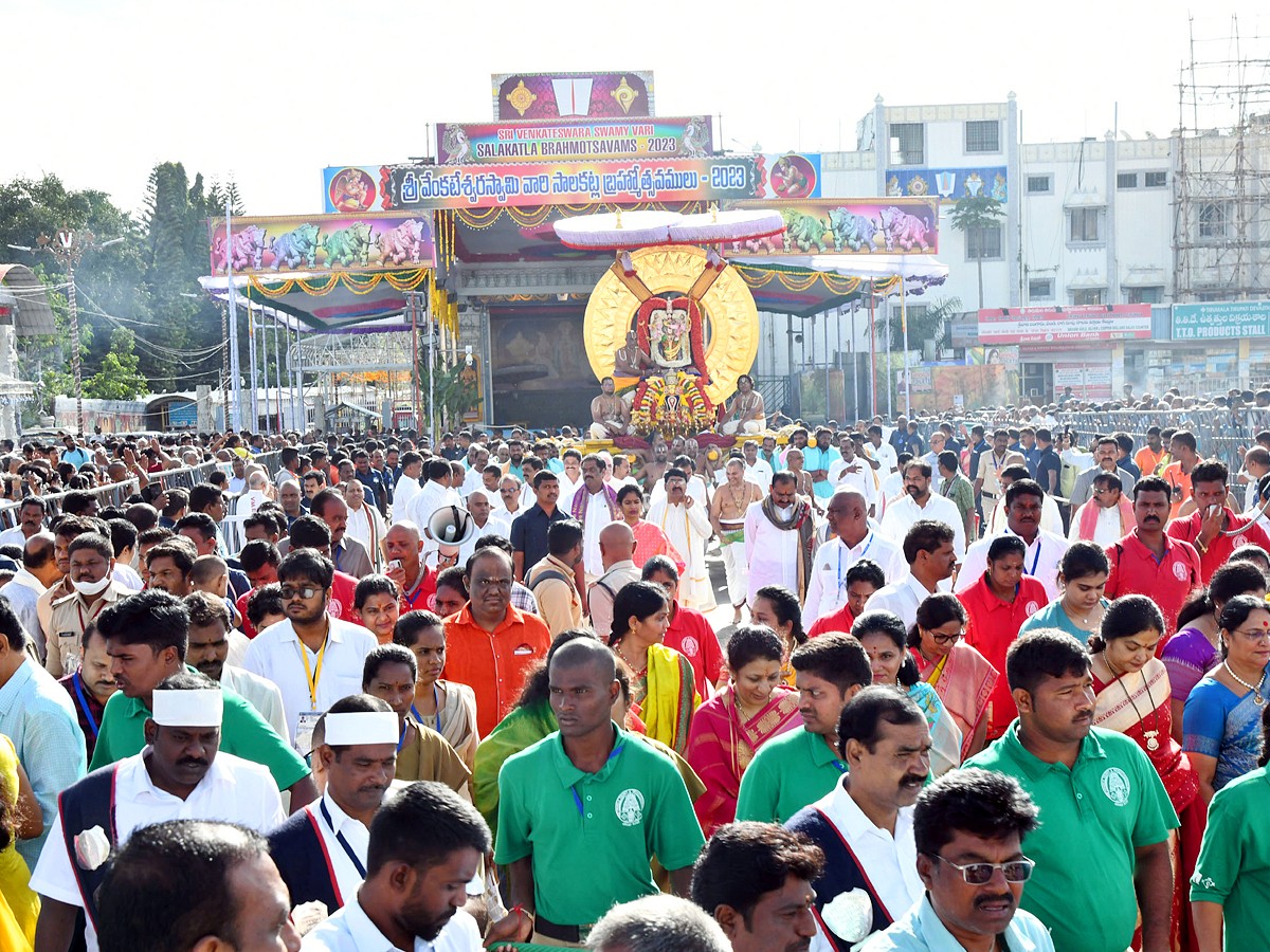 Tirumala Brahotsavam 2023: Srivaru On Suryaprabha Vehicle Photos - Sakshi11