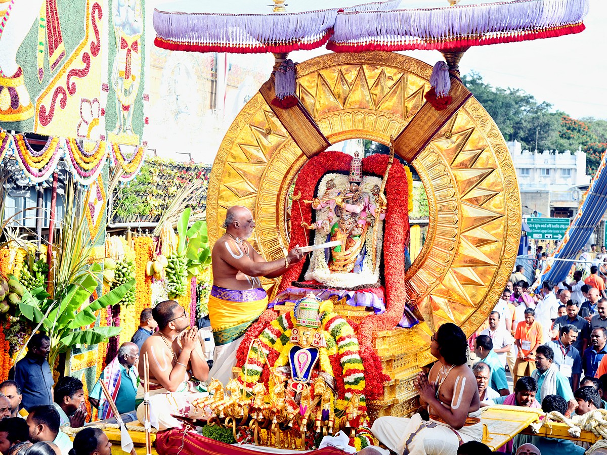 Tirumala Brahotsavam 2023: Srivaru On Suryaprabha Vehicle Photos - Sakshi3