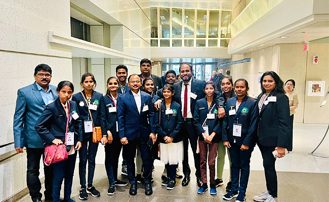 Andhra Pradesh govt Schools Students Attended the World Bank Event in Washington DC Photos - Sakshi2