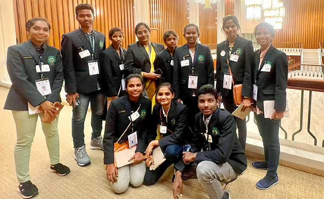 Andhra Pradesh govt Schools Students Attended the World Bank Event in Washington DC Photos - Sakshi1