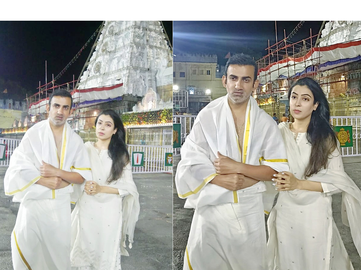 Gautam Gambhir And Family Visit Tirumala Tirupati Devasthanam Photos - Sakshi1