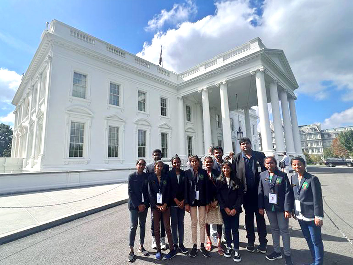 UN SDG Summit 2023: AP Students Visits white house In USA Photos - Sakshi1