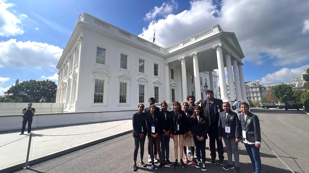 UN SDG Summit 2023: AP Students Visits white house In USA Photos - Sakshi10