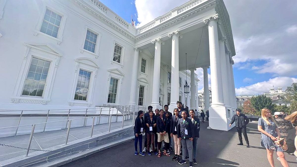 UN SDG Summit 2023: AP Students Visits white house In USA Photos - Sakshi12