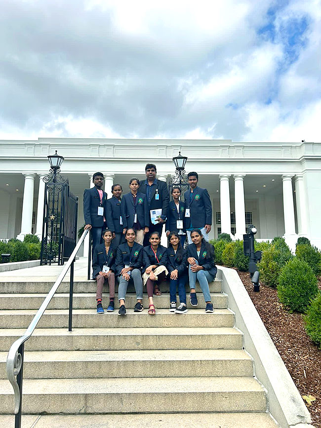 UN SDG Summit 2023: AP Students Visits white house In USA Photos - Sakshi15