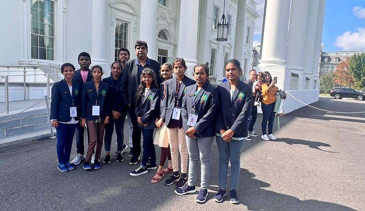 UN SDG Summit 2023: AP Students Visits white house In USA Photos - Sakshi2