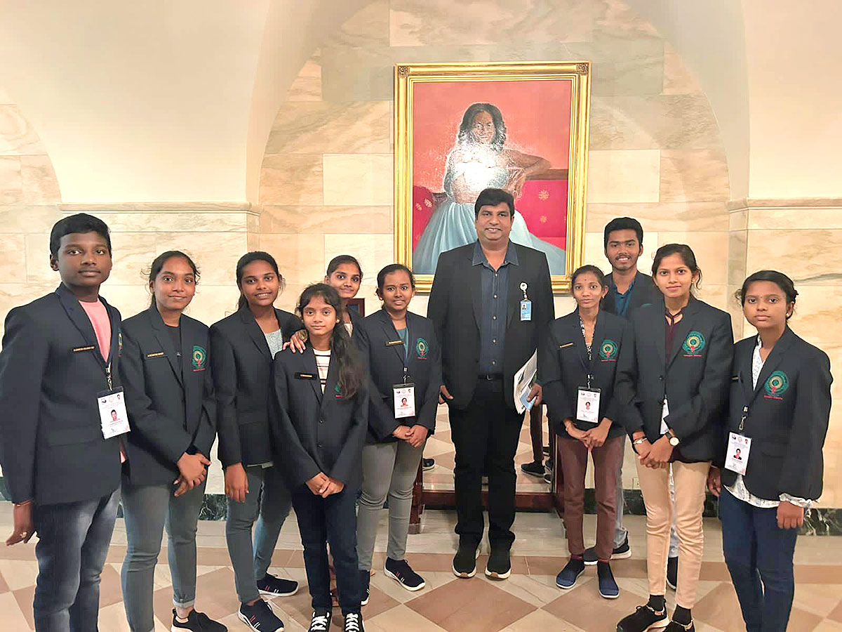 UN SDG Summit 2023: AP Students Visits white house In USA Photos - Sakshi3