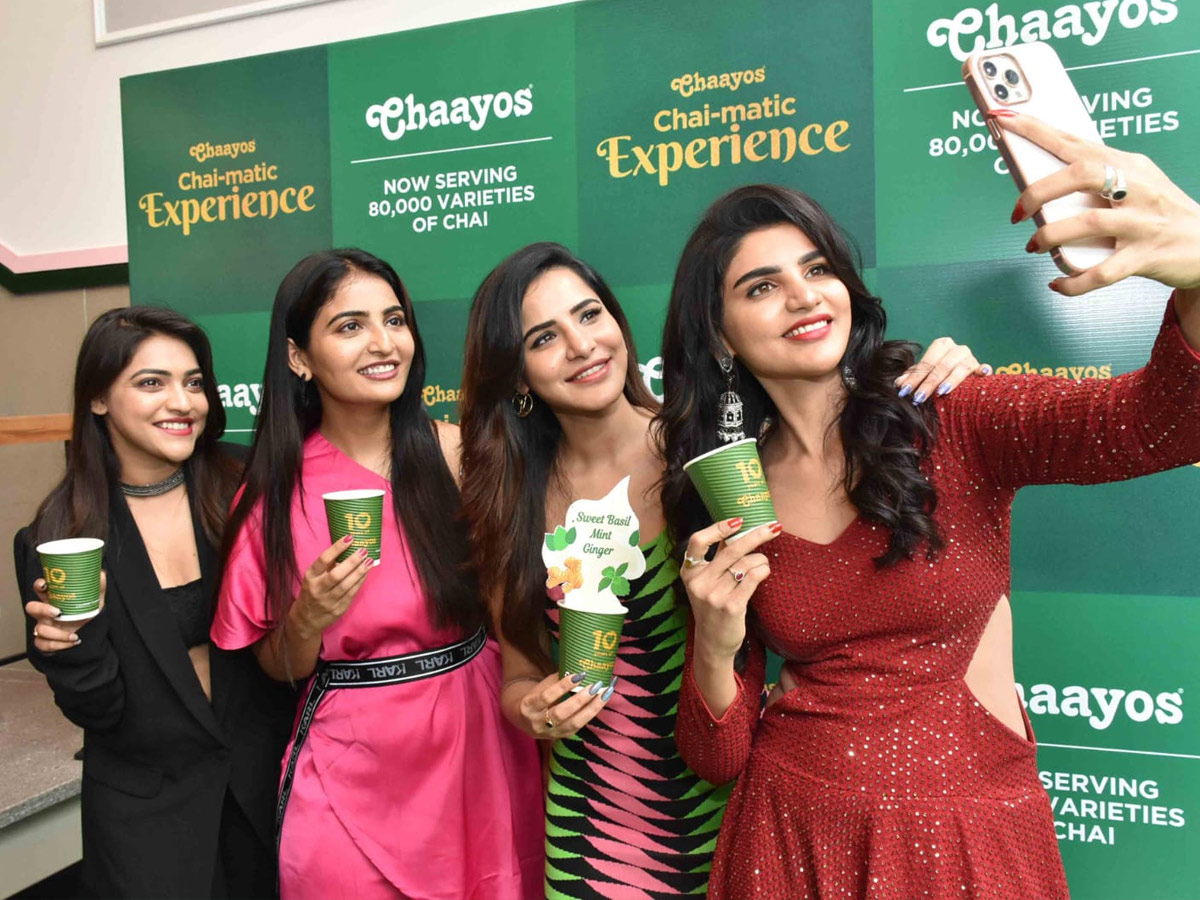 Tollywood Heroines Launch CHai Cafe in BanjaraHills Photos - Sakshi1