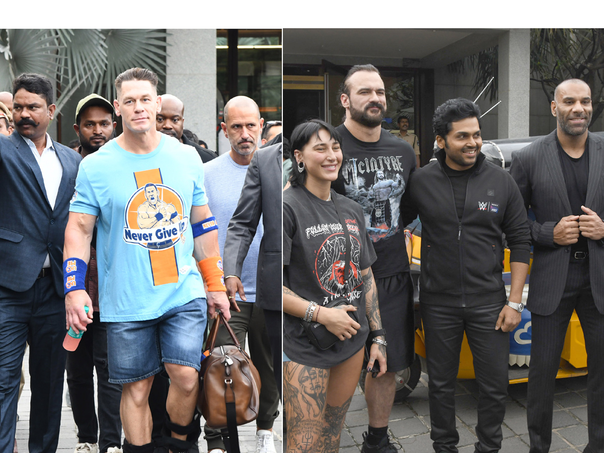 WWE Superstars Arrived In India For Superstar Spectacle 2023 photos - Sakshi1