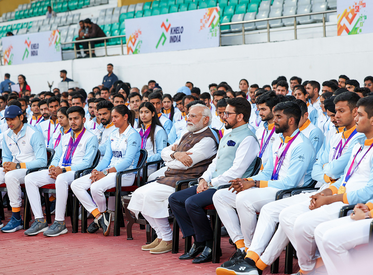 Prime Minister Narendra Modi meets with Asian Games medal winners - Sakshi10