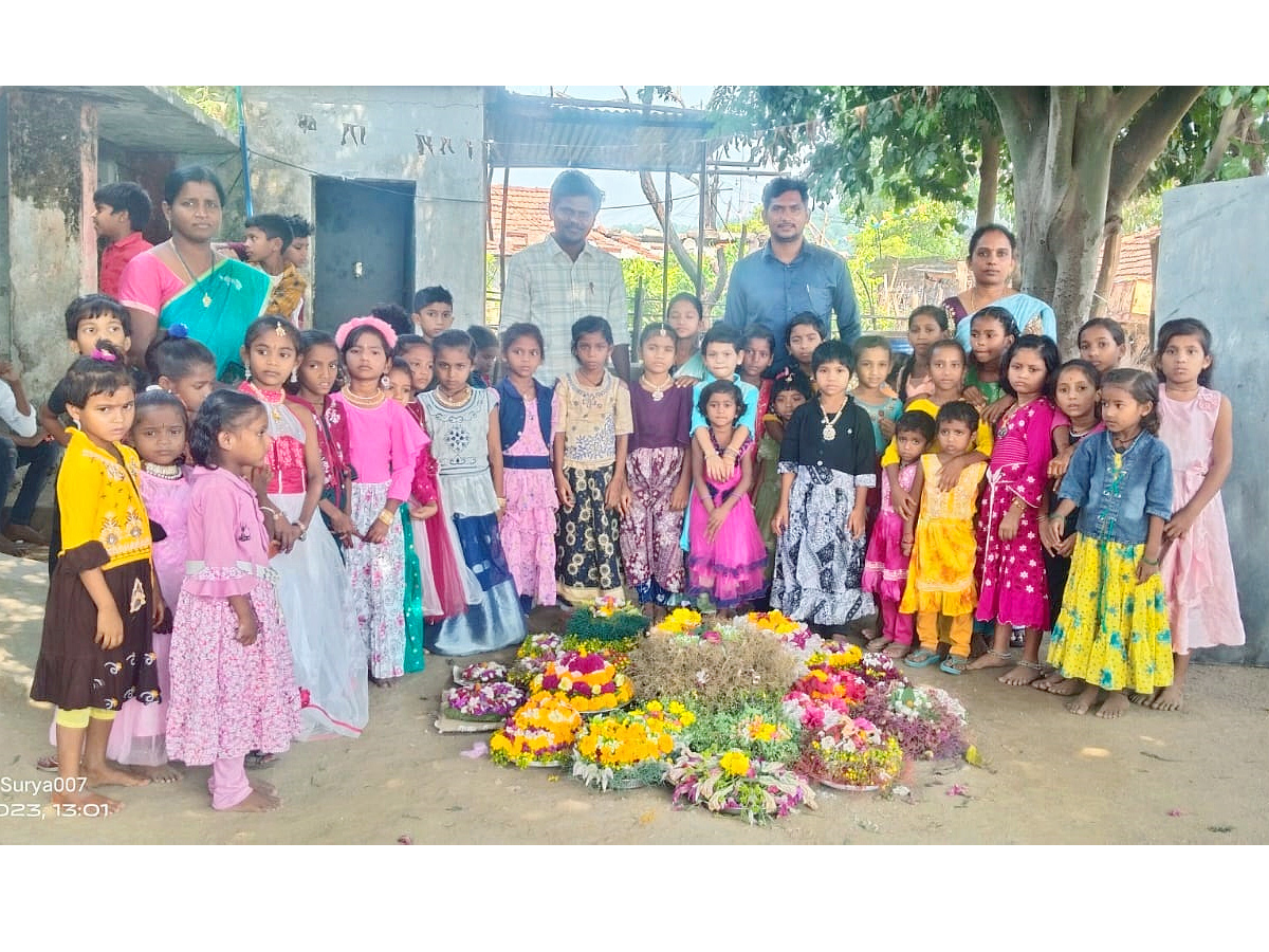 Bathukamma Celebrations IN Government Schools Photos - Sakshi12