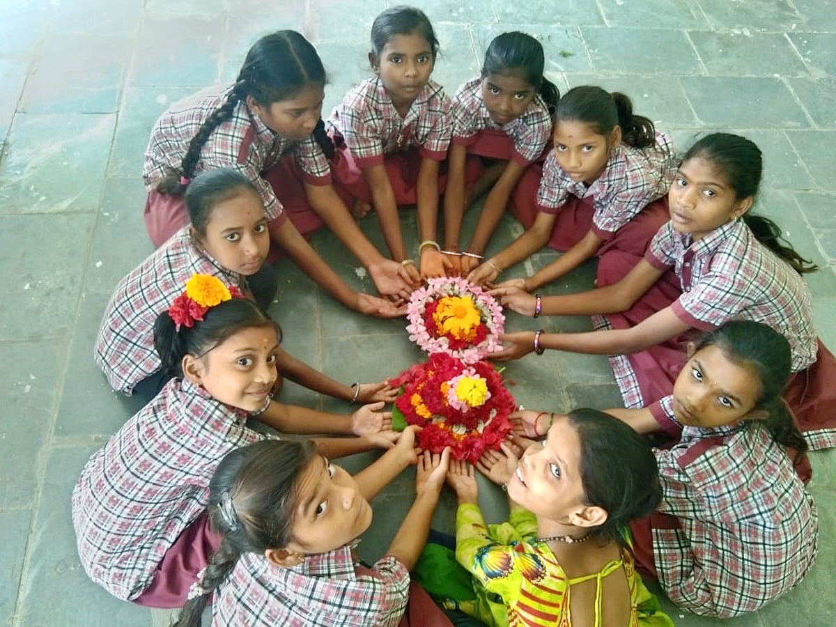 Bathukamma Celebrations IN Government Schools Photos - Sakshi13