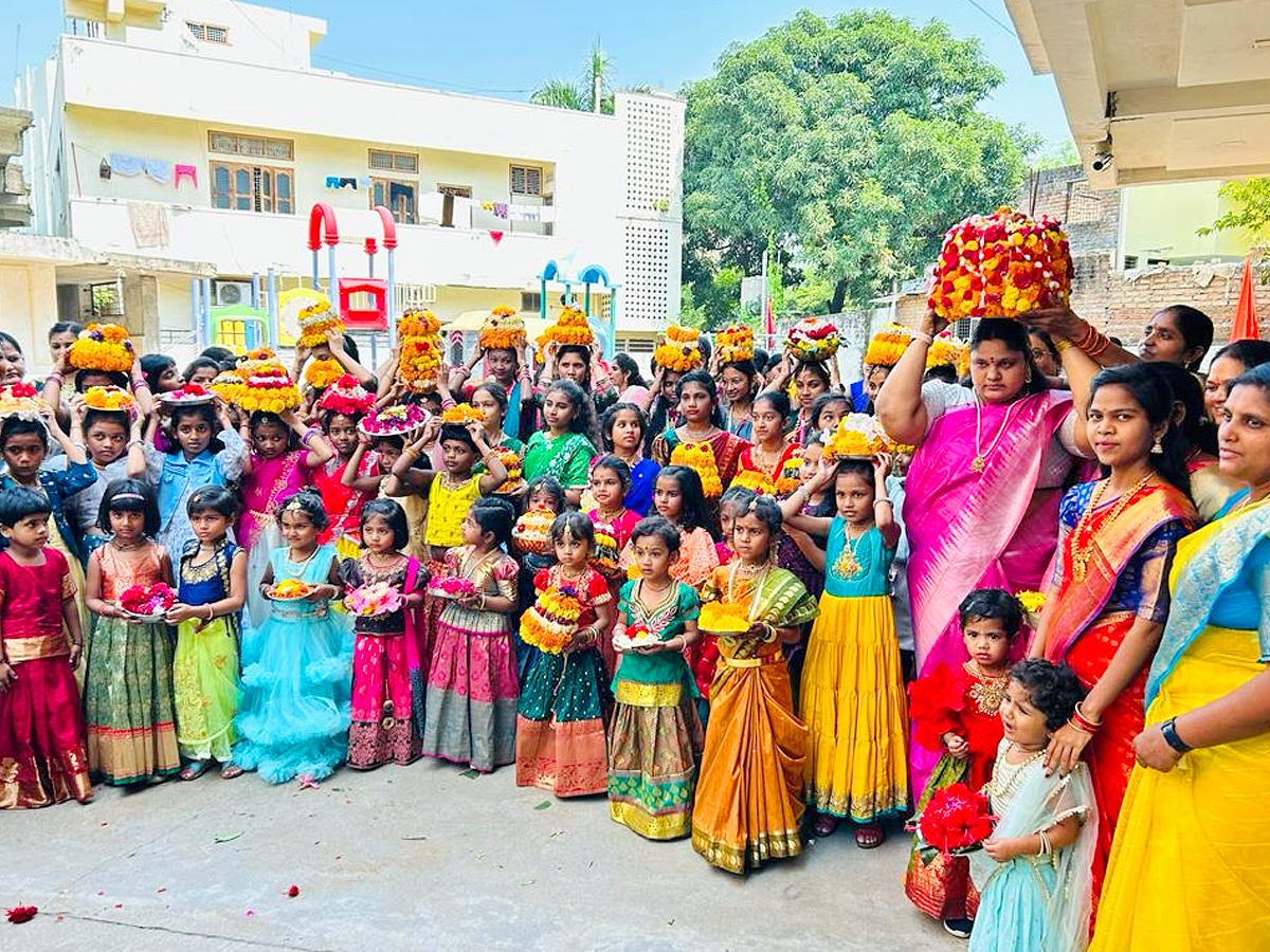 Bathukamma Celebrations IN Government Schools Photos - Sakshi3