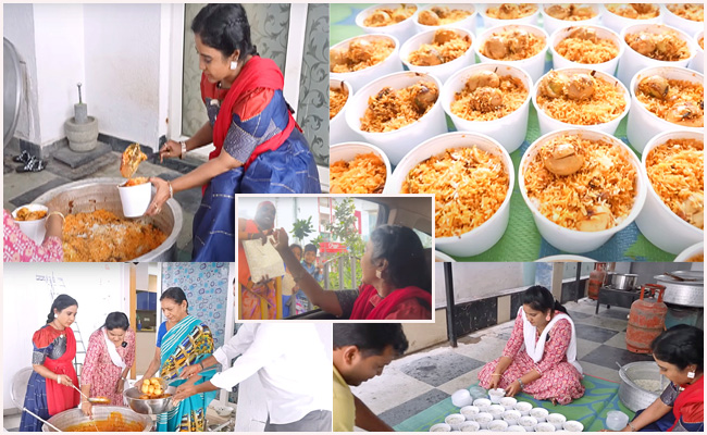 Comedian Ali wife Zubeida distributed biryani packets to the poor People Photos - Sakshi1