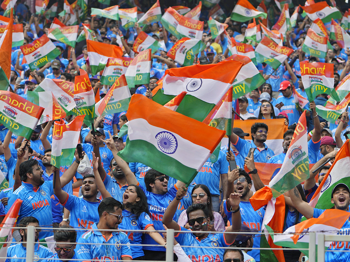 Fans upbeat ahead of marquee India Pakistan clash At Narendra Modi Stadium Photos - Sakshi3