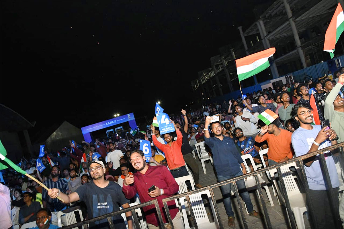 WC 2023: Indian Fans Celebration Photos After Team India Defeat Pak - Sakshi2