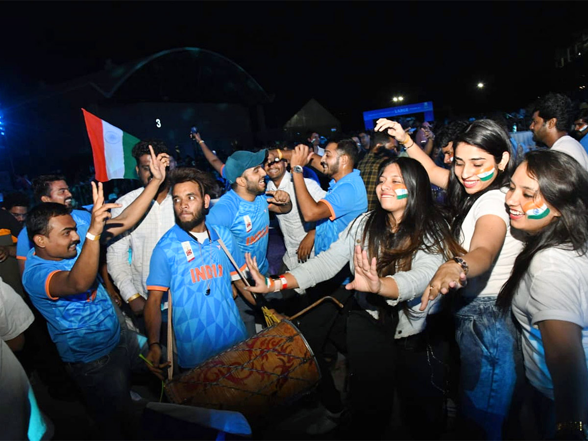 WC 2023: Indian Fans Celebration Photos After Team India Defeat Pak - Sakshi16