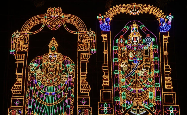 Tirumala Temple Lighting for Brahmotsavams 2023 Photos - Sakshi10