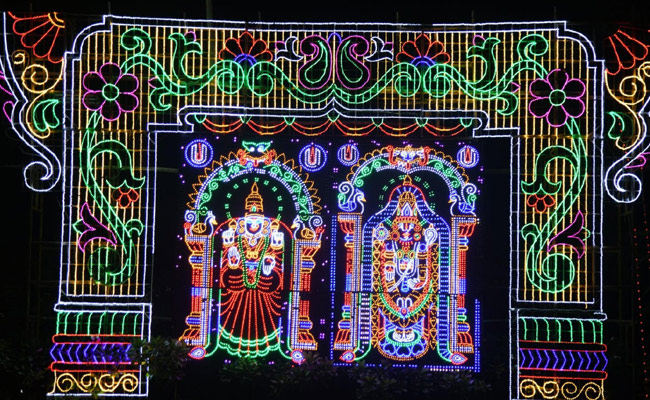 Tirumala Temple Lighting for Brahmotsavams 2023 Photos - Sakshi8