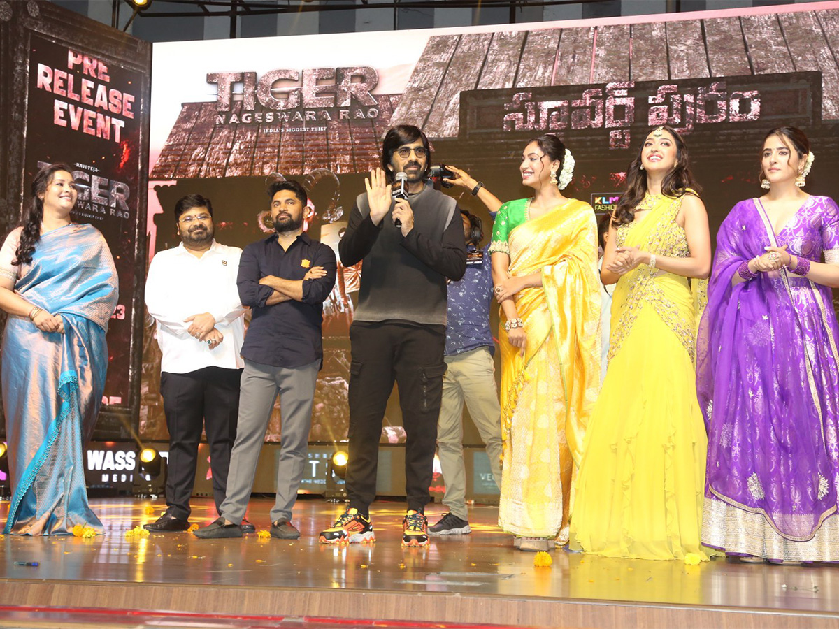 Tiger Nageswara Rao Pre Release Event Live - Sakshi4