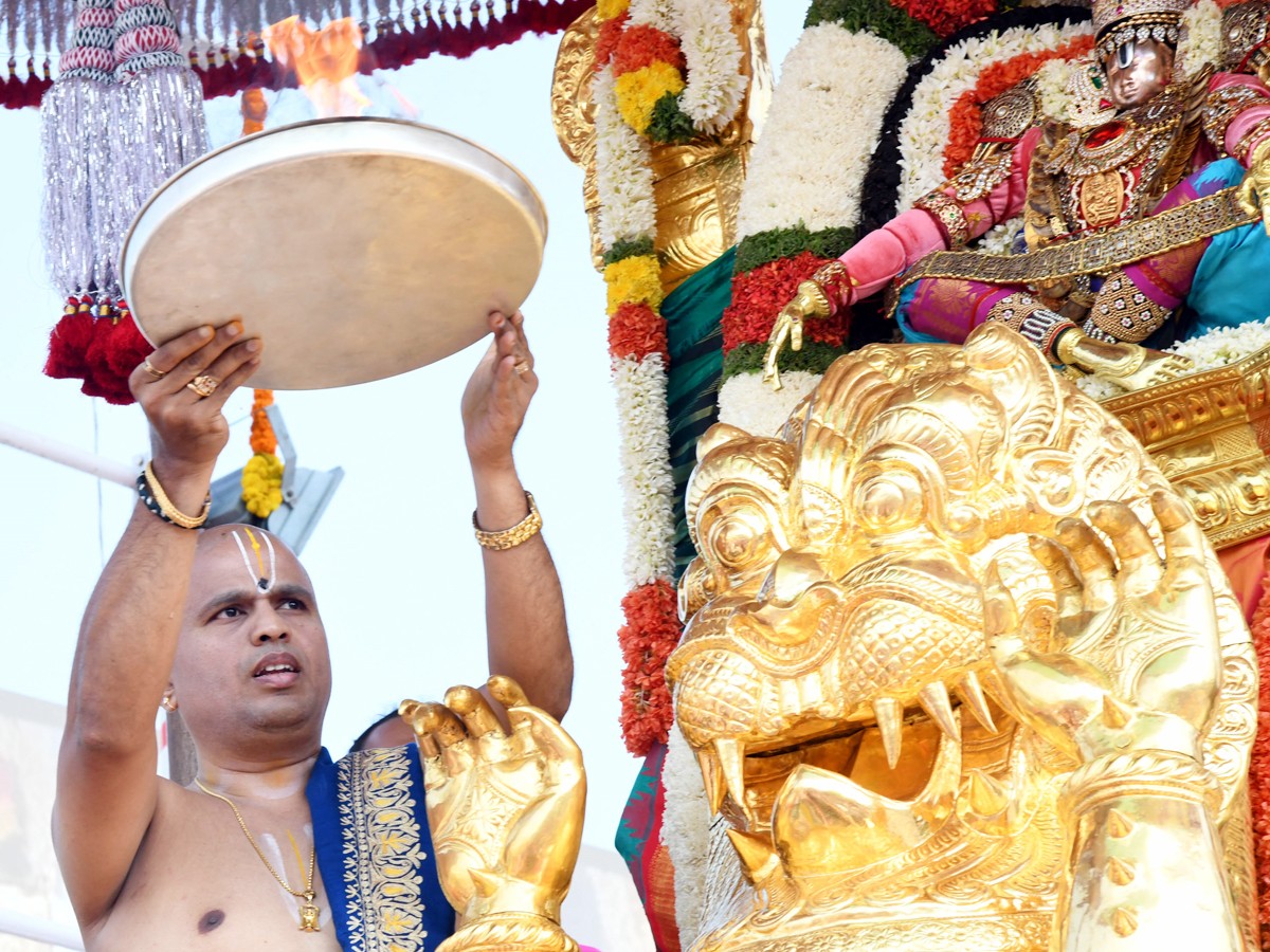 Tirumala Brahmotsavam: Sri Malayappaswamy On Simha Vahanam - Sakshi58