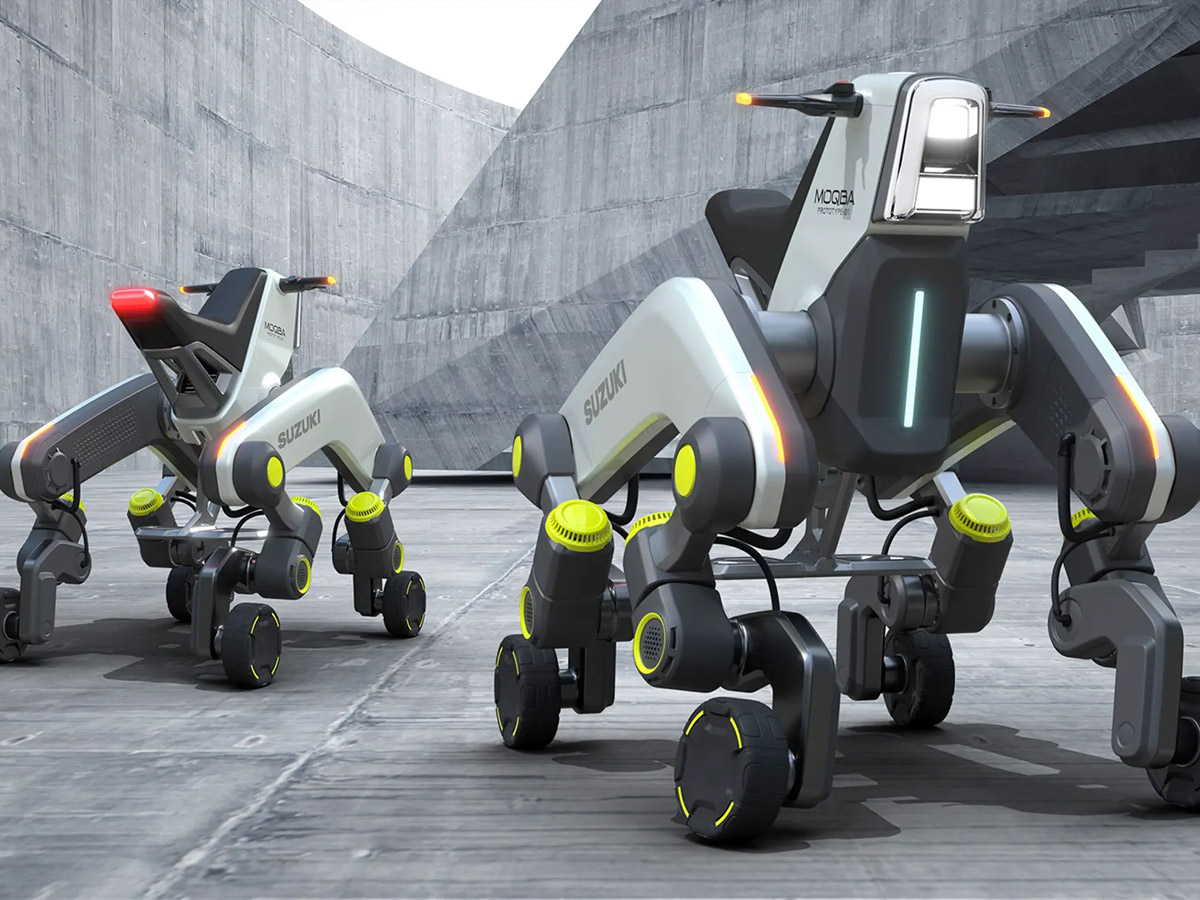 Suzuki Unveils Bizarre 4 Legged, Stair Climbing Motorcycle - Sakshi9