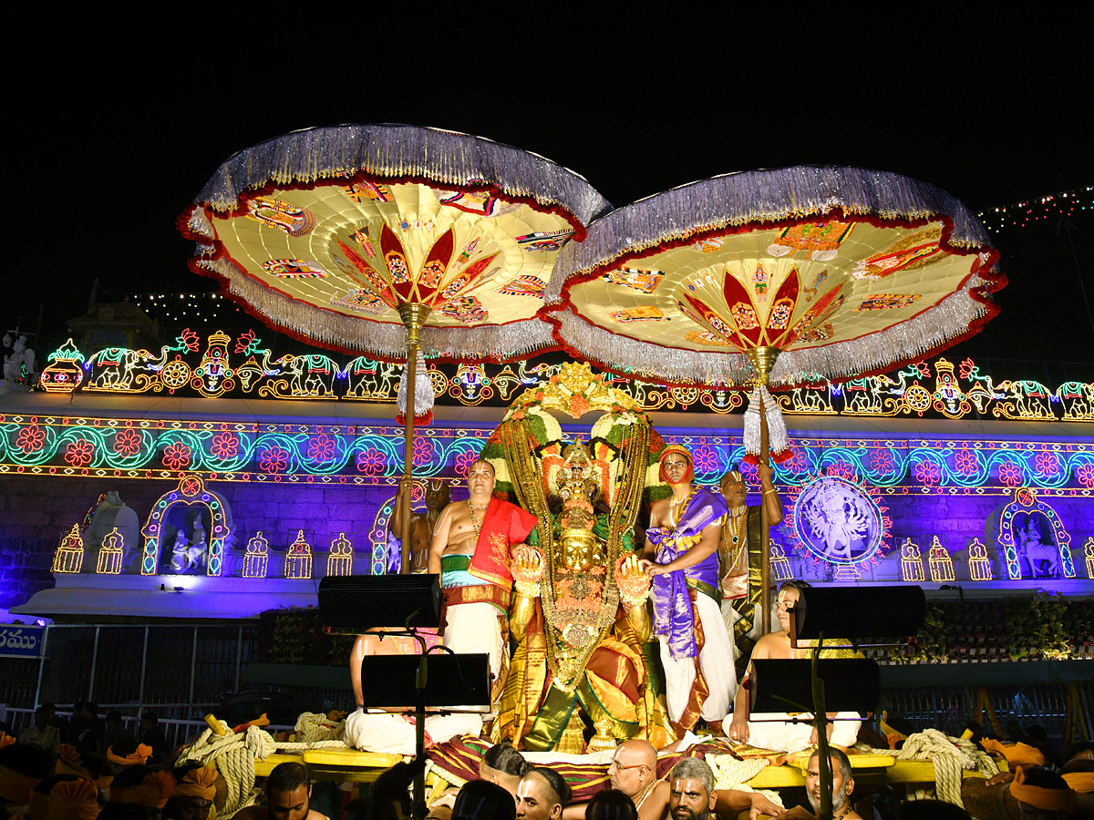 Tirumala Srivari Navaratri Brahmotsavam 2023 - Garuda Vahanam Photos - Sakshi6