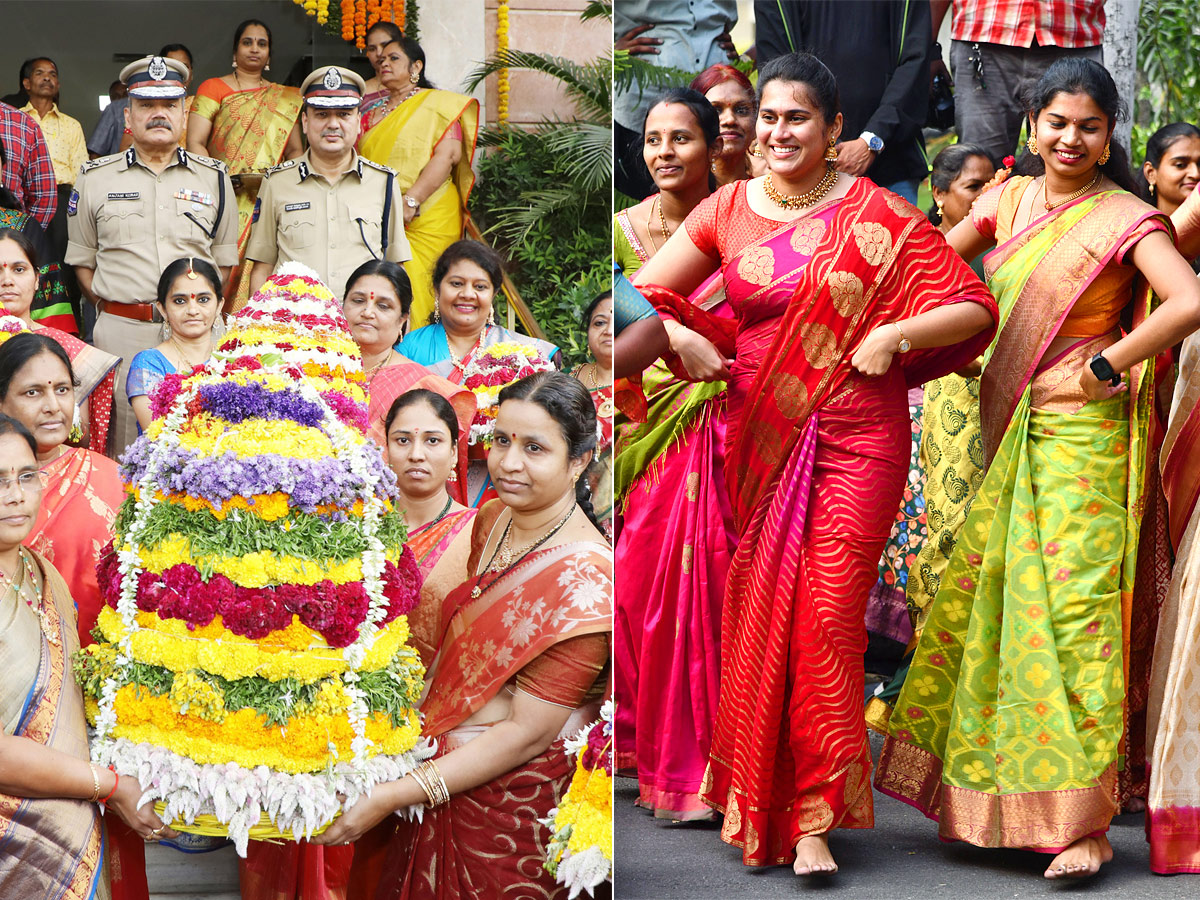 Bathukamma Celebrations At DGP Head Office  - Sakshi1