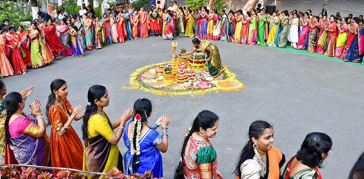 Bathukamma Celebrations At DGP Head Office  - Sakshi9