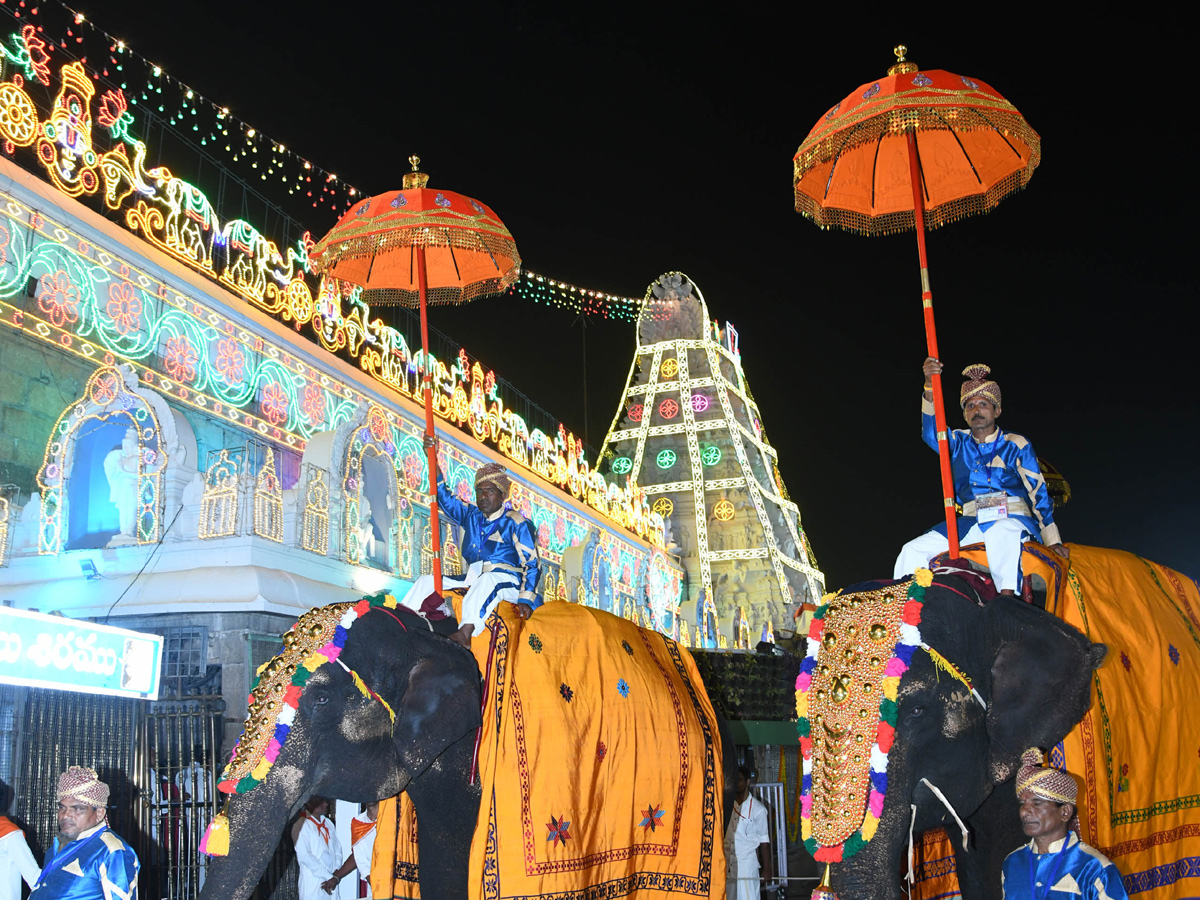 Tirumala Srivari Navaratri Brahmotsavam 2023 - Pushpaka Vimanam Photos - Sakshi19