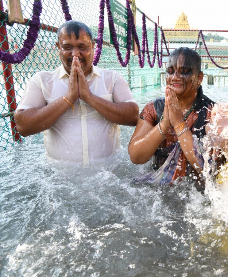 Tirumala Brahmotsavam 2023 Ends With Chakra Snanam Photos - Sakshi31