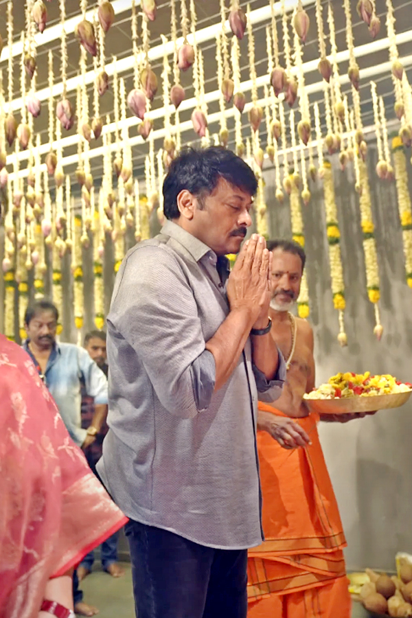 Megastar Chiranjeevi And Vassishta Mega156 Pooja Ceremony Photo Gallery - Sakshi16