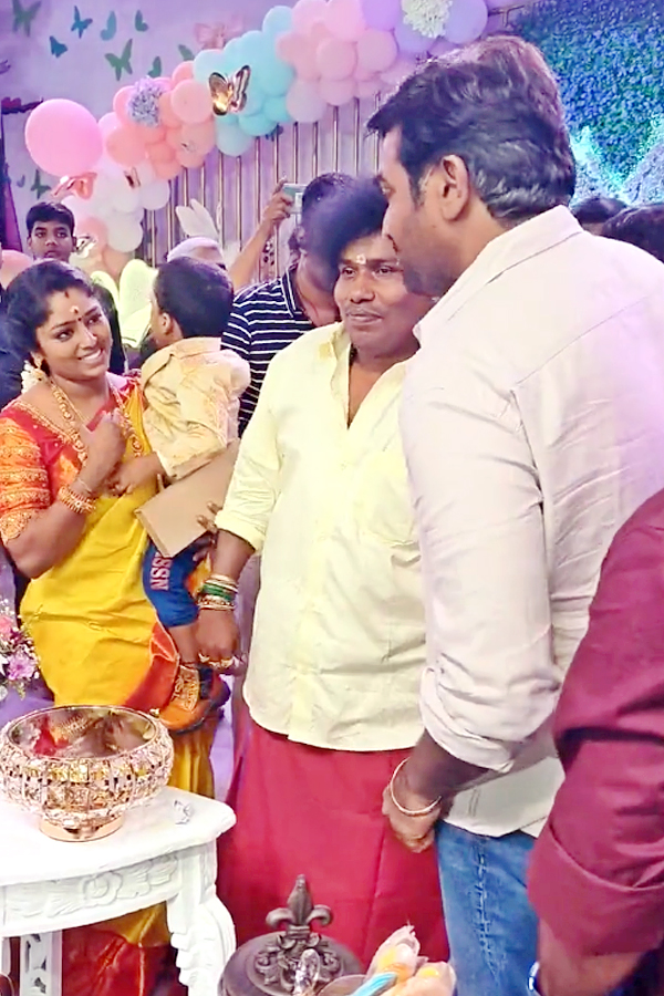 Kollywood Stars Attend Yogi Babu Daughter First Birthday HD Photo Gallery - Sakshi7