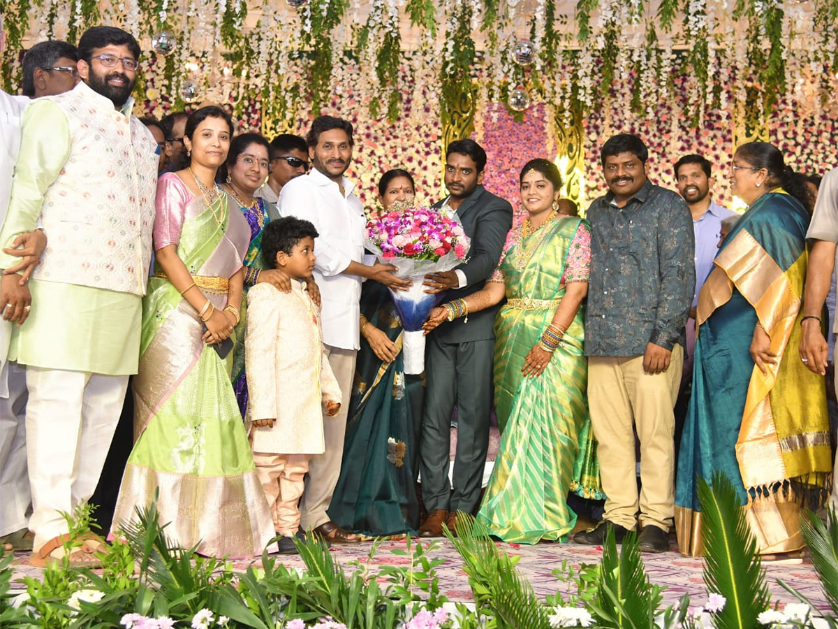 CM YS Jagan attended reception of MLA Jakkampudi Raja Indra - Sakshi2