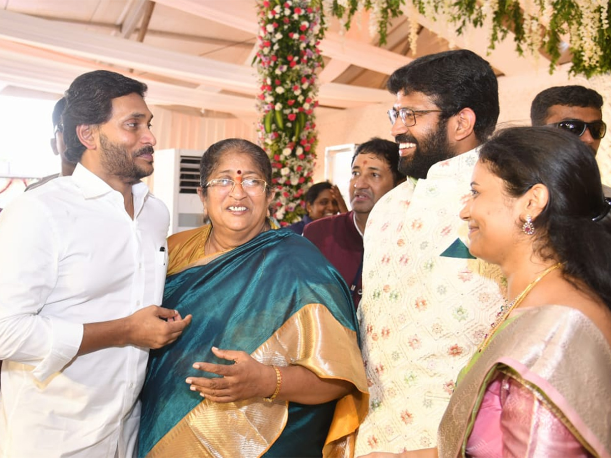 CM YS Jagan attended reception of MLA Jakkampudi Raja Indra - Sakshi3