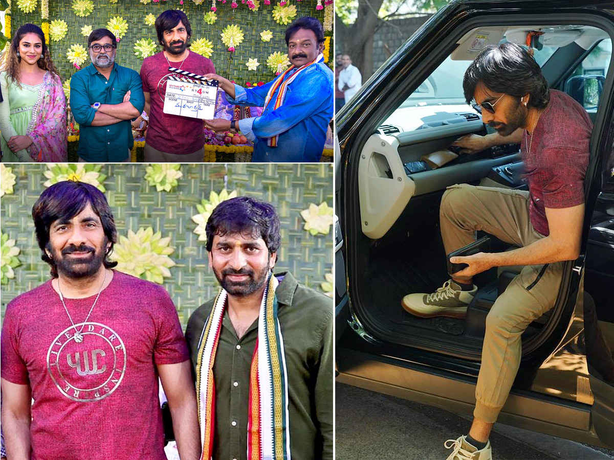 Mass Maharaja Ravi Teja New Movie Opening - Sakshi1