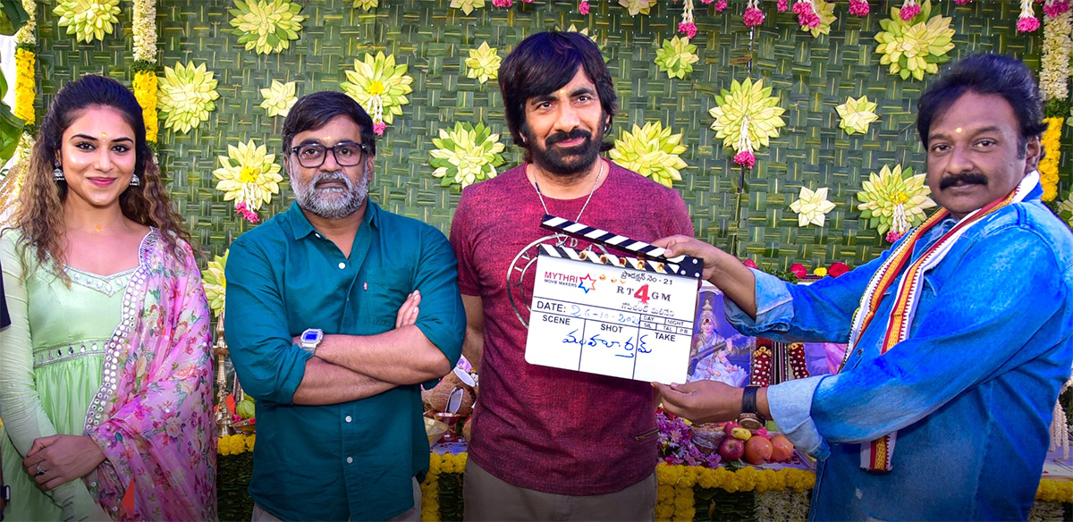 Mass Maharaja Ravi Teja New Movie Opening - Sakshi3