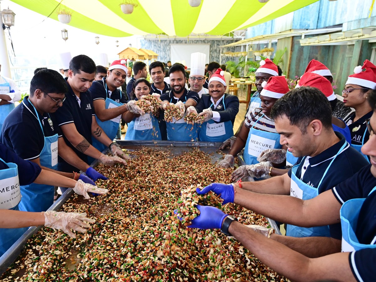 Christmas Cake Mixing At Hyderabad KCP - Sakshi3